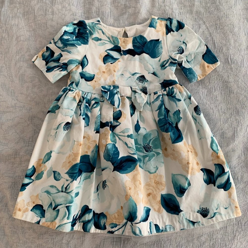 Janie and Jack Floral Dress 2T